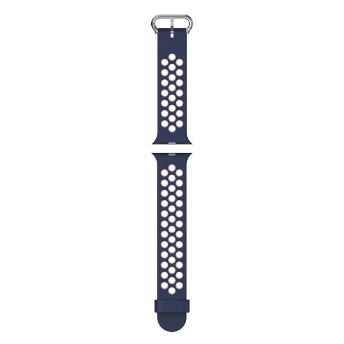 A.r2.5a.13 Up Midnight & Pink StrapsCo Silicone Perforated Rubber Watch Band Strap For Apple Watch Series 12345