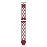 A.r2.6.13 Up Red & Pink StrapsCo Silicone Perforated Rubber Watch Band Strap For Apple Watch Series 12345