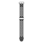 A.r2.7.1 Up Grey & Black StrapsCo Silicone Perforated Rubber Watch Band Strap For Apple Watch Series 12345