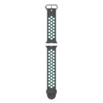 A.r2.7.11 Up Grey & Teal StrapsCo Silicone Perforated Rubber Watch Band Strap For Apple Watch Series 12345