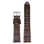 ds20.2 Main Brown DASSARI Vintage Alligator Leather Watch Band Strap 18mm 19mm 20mm 21mm 22mm 24mm