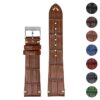 ds20.3 Gallery Tan DASSARI Vintage Alligator Leather Watch Band Strap 18mm 19mm 20mm 21mm 22mm 24mm