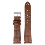 ds20.3 Main Tan DASSARI Vintage Alligator Leather Watch Band Strap 18mm 19mm 20mm 21mm 22mm 24mm