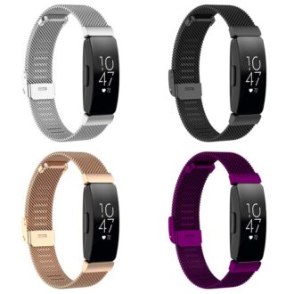 Fb.m102 All Colors StrapsCo Stainless Steel Shark Mesh Watch Band Strap For Fitbit Inspire & Inspire HR