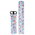 Fb.r38.r Main Flowers & Swirls StrapsCo Patterned Silicone Rubber Watch Band Strap For Fitbit Charge 3