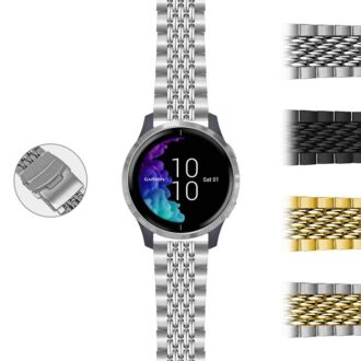 G.vu.m.bd1 20mm StrapsCo Beads Of Rice Bracelet For Garmin Venu