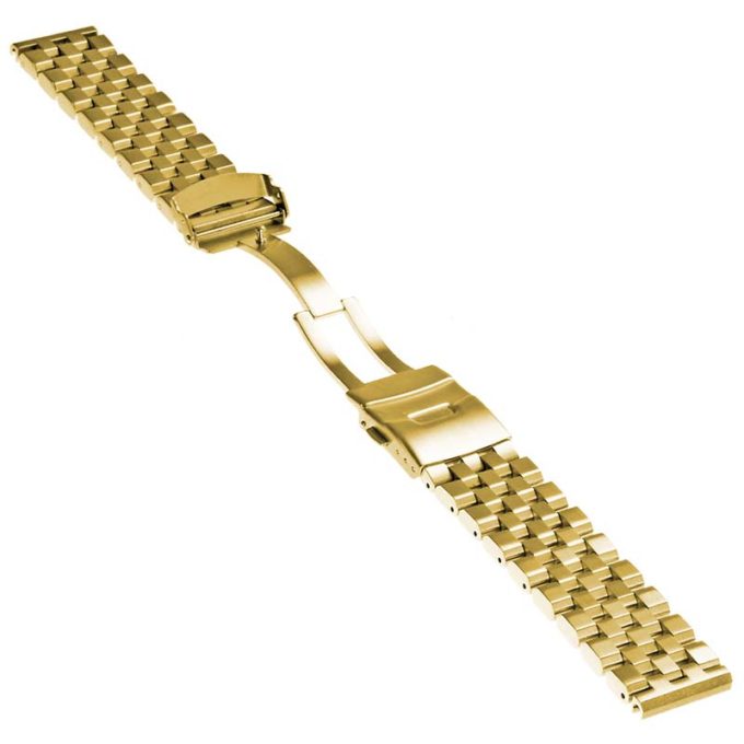 M8.yg Angle (Open) Yellow Gold StrapsCo Super Engineer II Stainless Steel Metal Watch Band Strap Bracelet 20mm 22mm 24mm