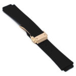 r.hb2 .1.rg Main Black Rose Gold Clasp StrapsCo Silicone Rubber Watch Band Strap For Hublot Big Bang
