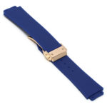 r.hb2 .5.rg Main Blue Rose Gold Clasp StrapsCo Silicone Rubber Watch Band Strap For Hublot Big Bang