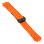 r.hb3 .12.mb Main Orange Matte Black Clasp StrapsCo Silicone Rubber Watch Band Strap For Hublot Big Bang