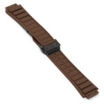 r.hb3 .2.mb Main Brown Matte Black Clasp StrapsCo Silicone Rubber Watch Band Strap For Hublot Big Bang