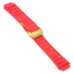r.hb3 .6.yg Main Red Yellow Gold Clasp StrapsCo Silicone Rubber Watch Band Strap For Hublot Big Bang