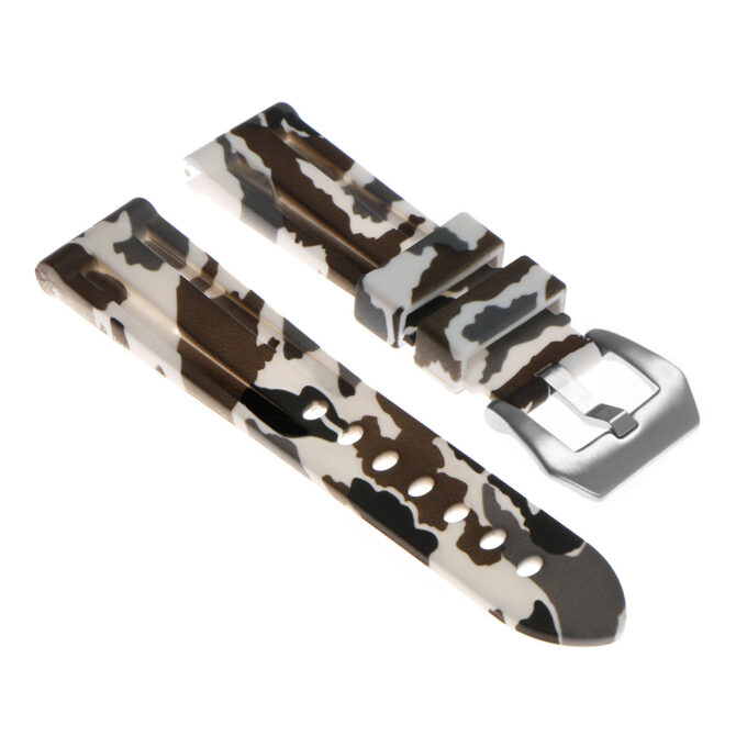 r.pn2 .22 Silicone Rubber Camo Strap in White