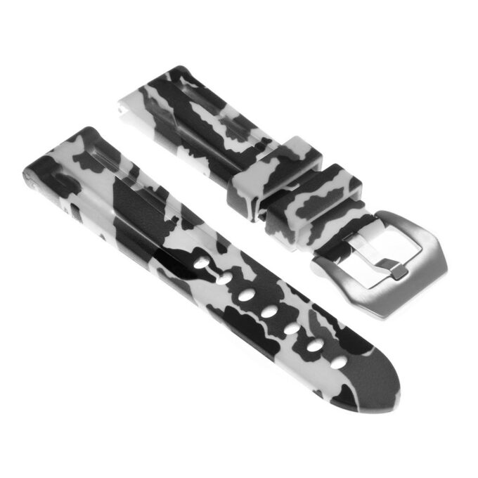 r.pn2 .22a Silicone Rubber Camo Strap in White