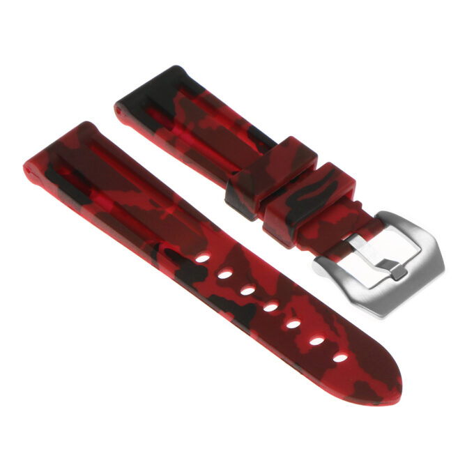 r.pn2 .6 Silicone Rubber Camo Strap in Red
