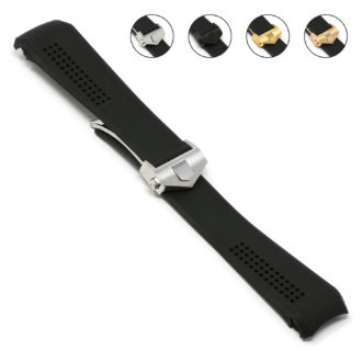 Tag heuer rubber strap replacement new arrivals