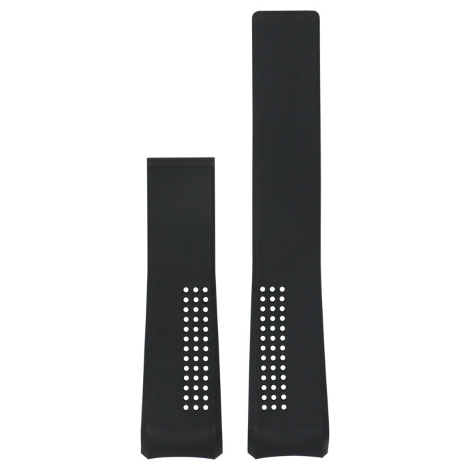 r.tag3 .1.nb Up Black No Clasp StrapsCo Silicone Rubber Watch Band Strap For Tag Heuer Carrera Calibre