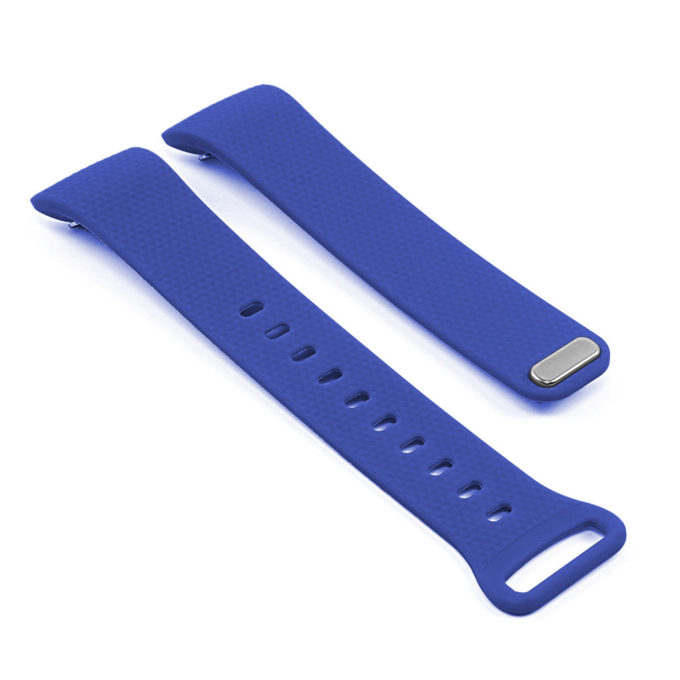 S.r3.5d Samsung Silicone Watch Band For Gear Fit 2 SM R360 In Sapphire Blue 2