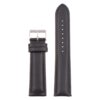 st18.1.1 Up Black Padded Smooth Leather Watch Band Strap