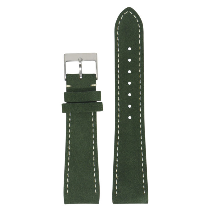 st34.11 Main Green StrapsCo Classic Suede Leather Watch Band Strap Mens Quick Release 16mm 18mm 19mm 20mm 21mm 22mm 24mm 1