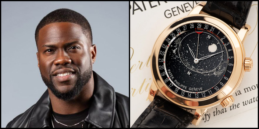 Celebrity Luxury Watch Collections Kevin Hart Patek Philippe Grand Complications Celestial