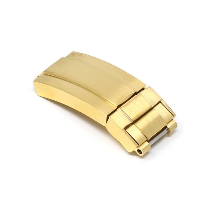 Cl.rx1.yg Main Yellow Gold StrapsCo Replacement Stainless Steel Deployant Clasp For Rolex 16mm 18mm