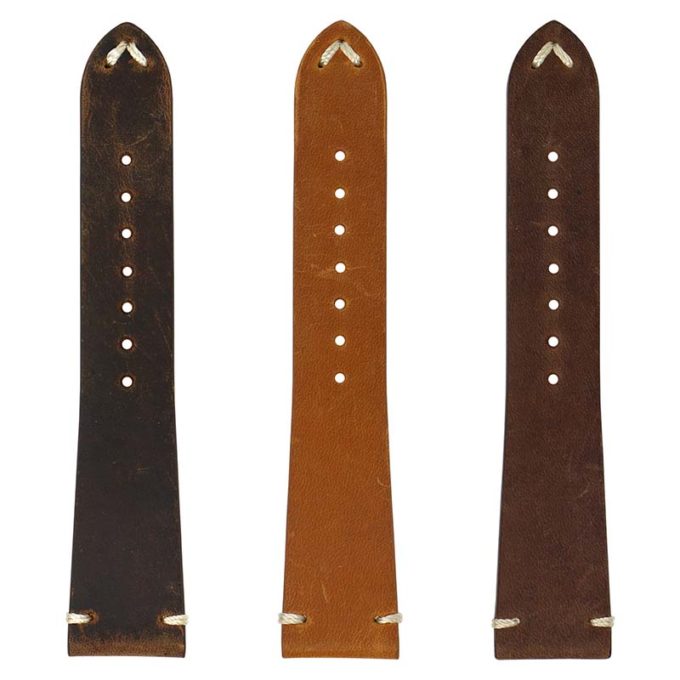 ds17 All Colors DASSARI Distressed Leather Watch Band Strap 18mm 19mm 20mm 21mm 22mm