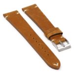 ds17.17 Angle Peanut Butter DASSARI Distressed Leather Watch Band Strap 18mm 19mm 20mm 21mm 22mm