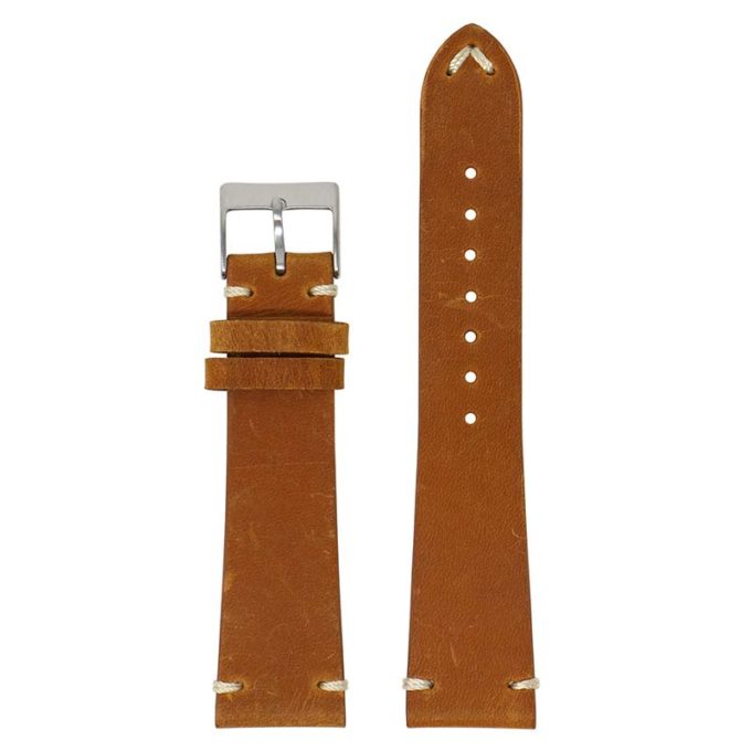 ds17.17 Main Peanut Butter DASSARI Distressed Leather Watch Band Strap 18mm 19mm 20mm 21mm 22mm