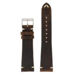 ds17.2 Main Dark Brown DASSARI Distressed Leather Watch Band Strap 18mm 19mm 20mm 21mm 22mm