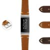 fbx.ds17 DASSARI Distressed Leather Strap for Fitbit Charge 4 Charge 3