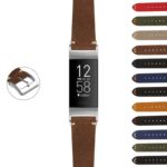 fbx.st28 StrapsCo Suede Strap Short Standard Long for Fitbit Charge 3 Charge 4