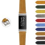 fbx.st34 StrapsCo Classic Suede Strap Short Standard Long for Fitbit Charge 3 Charge 4