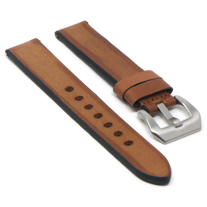Ks1.9 Angle Rust StrapsCo Vintage Distressed Leather Watch Band Strap