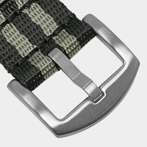 Nt4.nl StrapsCo Premium Woven Nylon Seatbelt NATO Watch Band Strap Buckle Detail