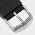 Pu13 StrapsCo Vintage Style Rubber Rally Watch Strap Buckle Detail