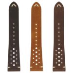 ra10 All Colors DASSARI Distressed Perforated Leather Watch Band Strap 18mm 19mm 20mm 21mm 22mm