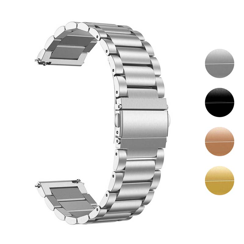 20mm Stainless Steel Smart Watch Bracelet StrapsCo