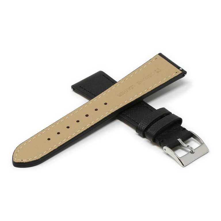 Premium Saffiano Leather Strap By DASSARI | StrapsCo