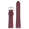 St31.4 Main Bordeaux DASSARI Saffiano Leather Watch Band Strap 8mm 10mm 12mm 14mm 16mm 18mm 19mm 20mm 21mm 22mm 23mm 24mm