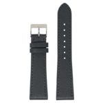 st31.7 Main Graphite DASSARI Saffiano Leather Watch Band Strap 8mm 10mm 12mm 14mm 16mm 18mm 19mm 20mm 21mm 22mm 23mm 24mm