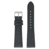 St31.7 Main Graphite DASSARI Saffiano Leather Watch Band Strap 8mm 10mm 12mm 14mm 16mm 18mm 19mm 20mm 21mm 22mm 23mm 24mm