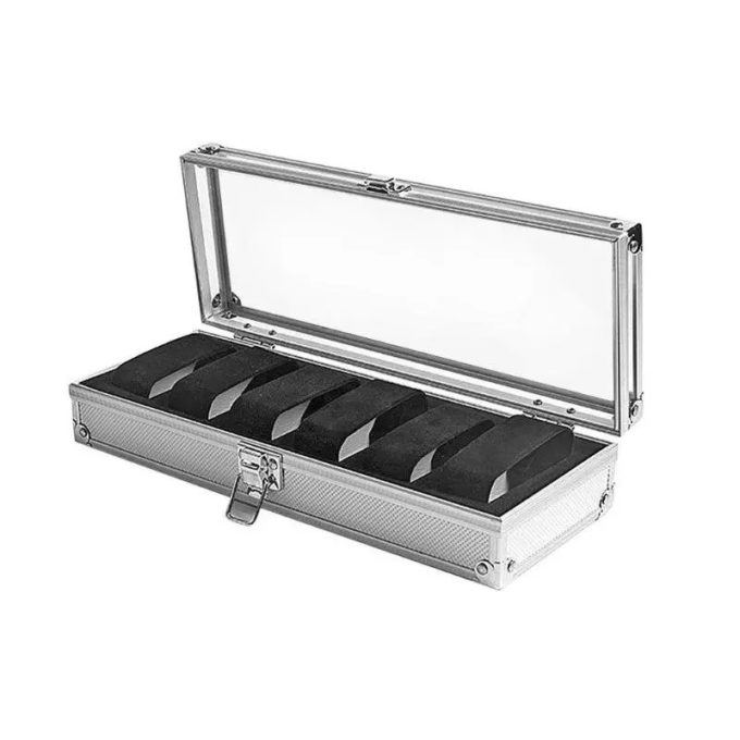 Aluminum Watch Box For 6 Watches