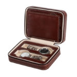 Brown Travel Watch Case