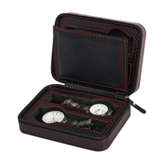 Carbon Fiber Watch Case For 4 Watches