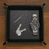 DASSARI Saffiano Leather Valet Tray Creative