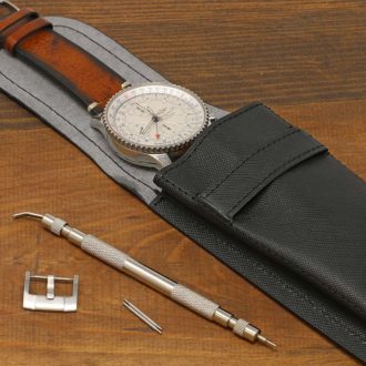 DASSARI Saffiano Leather Watch Pouch Creative