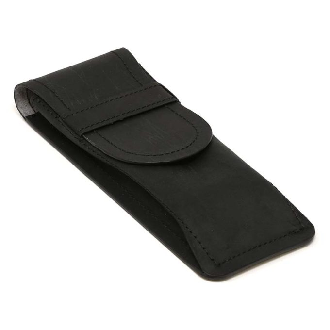 DASSARI Suede Watch Pouch In Black