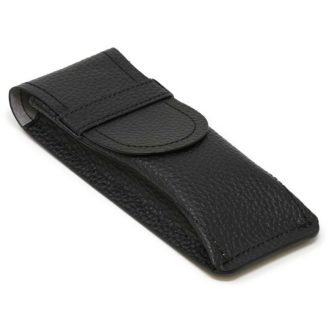 DASSARI Textured Leather Watch Pouch