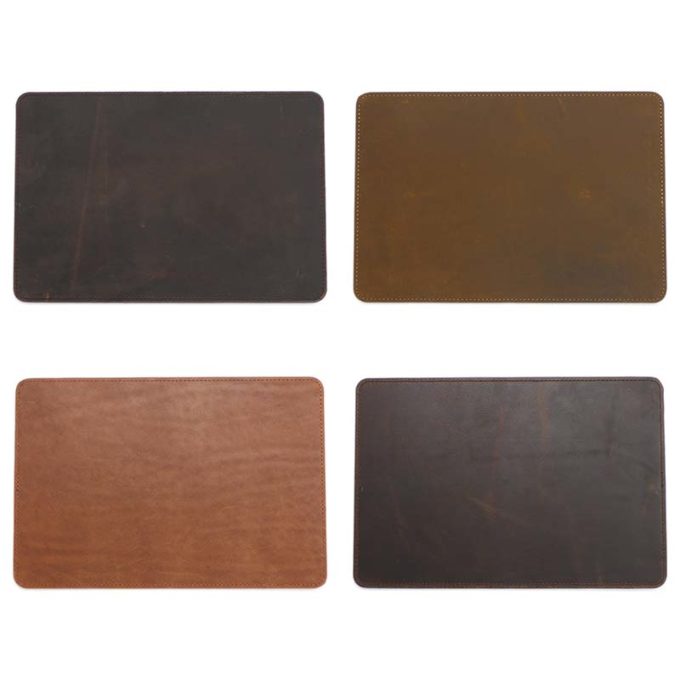 DASSARI Vintage Leather Valet Mat All Colors